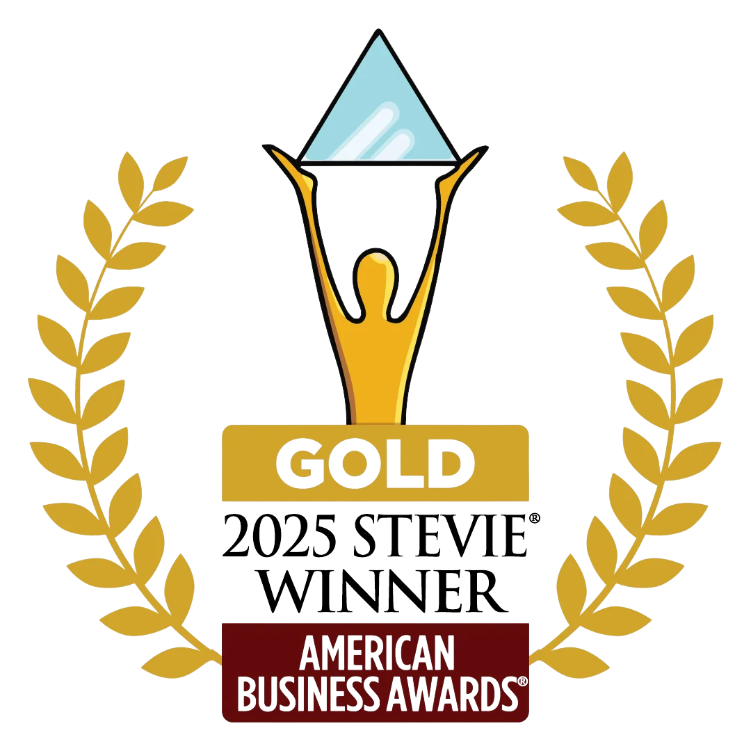 gold Stevie award gold winner